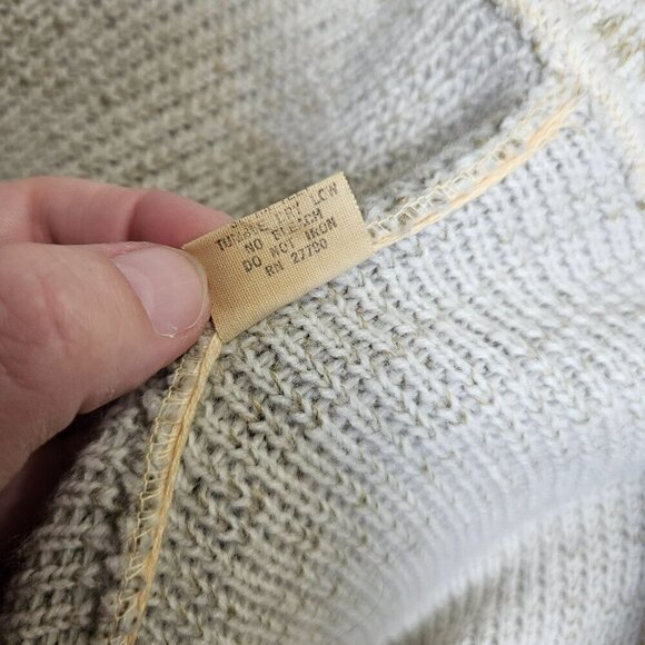 Dimension By Milford Vintage Southwest Alpaca Knit Belted Cardigan Sweater M - Picture 5 of 12